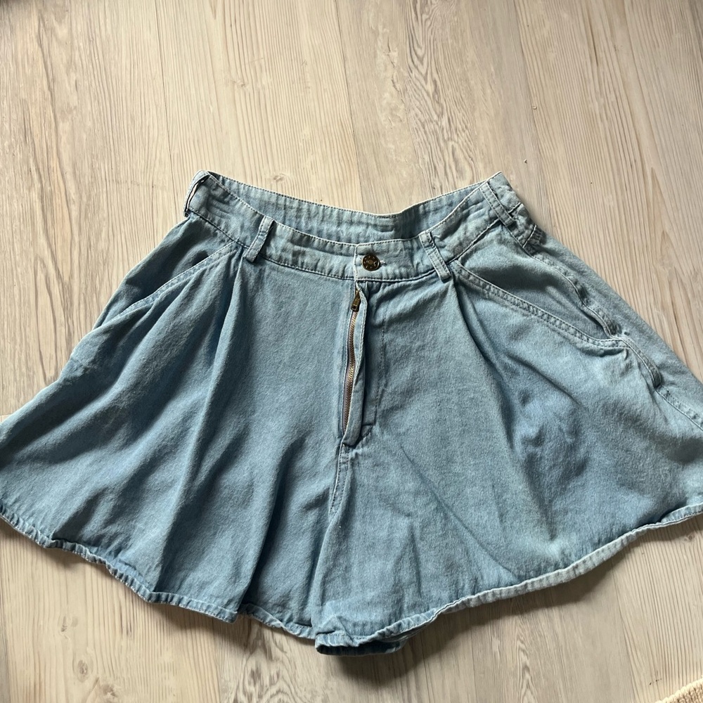 Nasty Gal Light Blue Denim Collection Skirt
